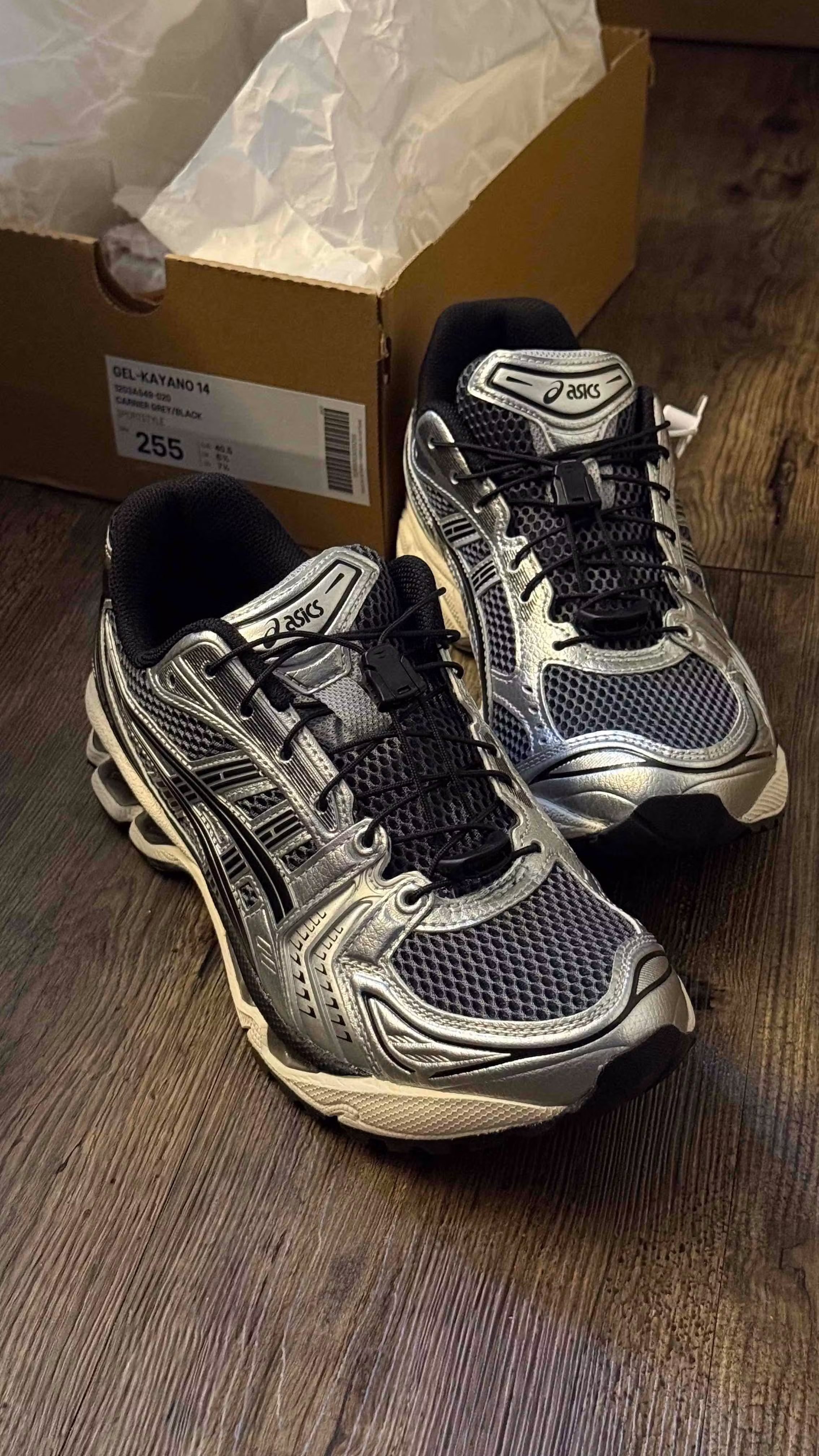 ASICS Gel Kayano 14 'Unlimited Pack - Carrier Grey Black' 1203A549-020 ASICS Gel Kayano 14 'Unlimited Pack - Carrier Grey Black' 1203A549-020